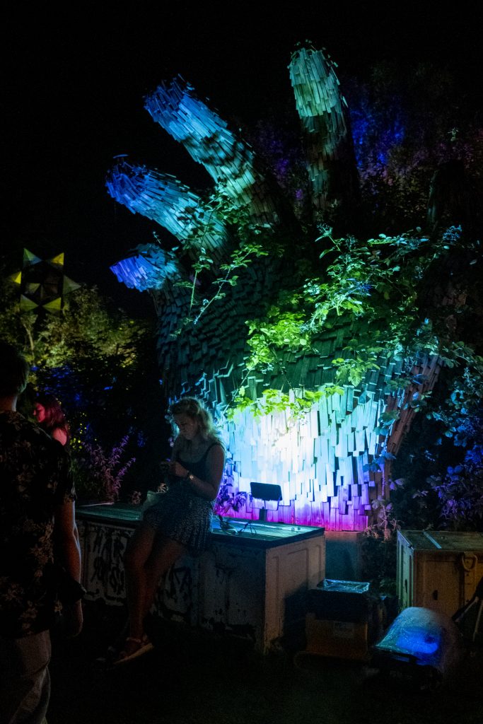 Stimmungsvolle Outdoor-Beleuchtung