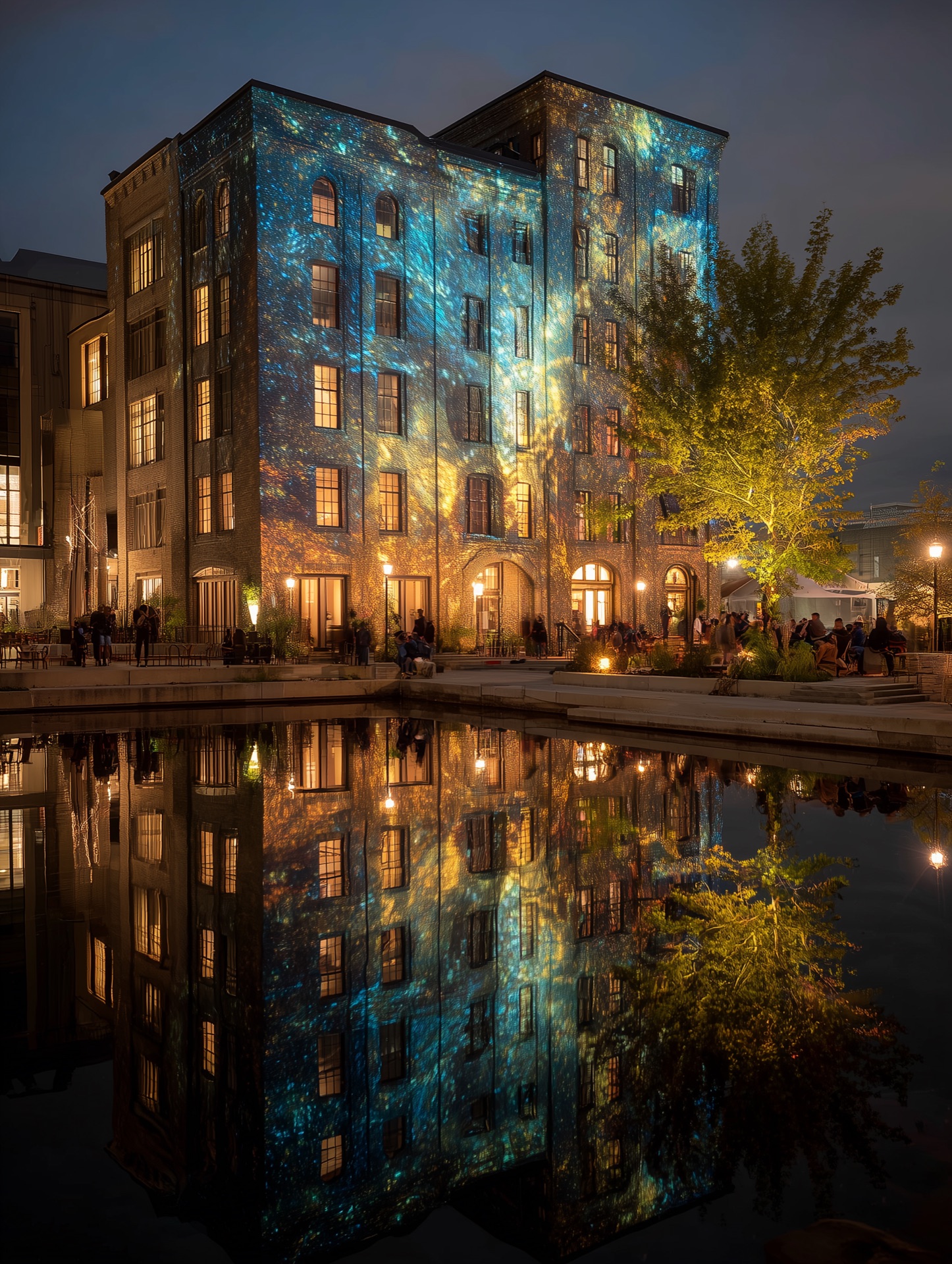 Projection Mapping auf Fassade